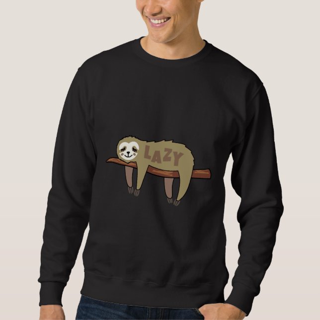 Lazy Sloth 59 Sweatshirt (Vorderseite)