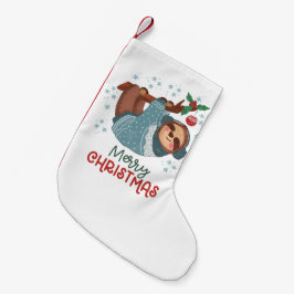 Lazy Sloth Christmas Kleiner Weihnachtsstrumpf