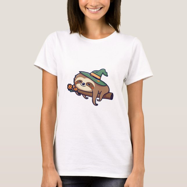 lazy sloth kawaii Classic T-Shirt (Vorderseite)