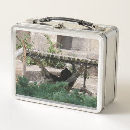 Lazy Summer Day Bären in Hammock Metall Lunch Box