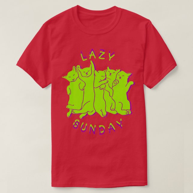 Lazy Sunday Geschenk Halloween Day Erntedank Chris T-Shirt (Design vorne)