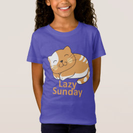"Lazy Sunday, Happy Heart" T-Shirt