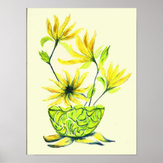 Lazy Vase Poster