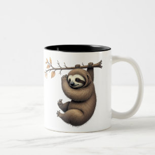 Lazy Vibes Sloth Mug - Cute & Chill Coffee