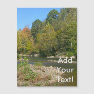 Lazy West Virginia River Magnetkarte