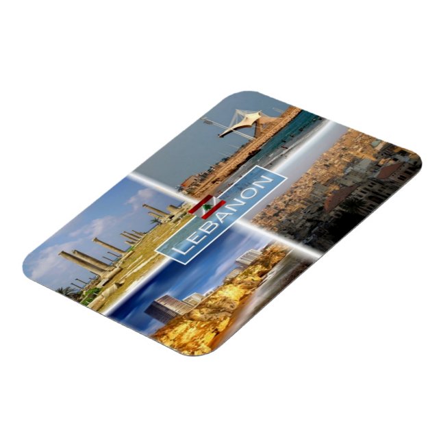 LB Libanon - Beirut - Tripolis - Reis - Magnet (Linke Seite)