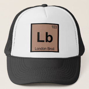 Lb - London Broil Chemie Periodensystem Symbol Truckerkappe