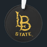 LB-Staat beeinträchtigt Ornament<br><div class="desc">Karo diese California Staat University Long Beach Designs! Zeigen Sie Ihren California Staatsstolz mit diesen neuen Universitätsprodukten. Diese Geschenke machen die perfekte Geschenke für den Long Beach Student, Alumni, Familie, Freund oder Fan in Ihrem Leben. Alle diese Zazzle-Produkte sind mit Ihrem Namen, Klassenzimmer oder Club individuell einstellbar. Los Long Beach!...</div>