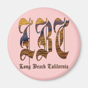 LBC - Long Beach Kalifornien - Ozean Magnet