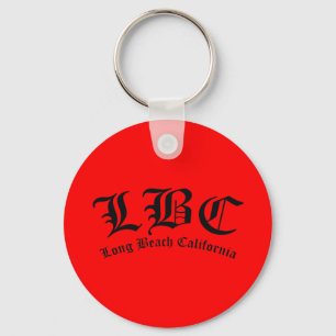 LBC Long Beach Kalifornien Schlüsselanhänger