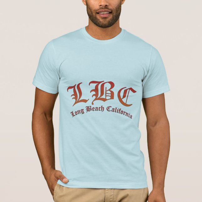 LBC - Long Beach Kalifornien T-Shirt (Vorderseite)