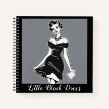 LBD Glamour Notebook - Little Black Dress Journal