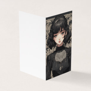 LBD Little Black Robe Mystérieuse Gothique Blank