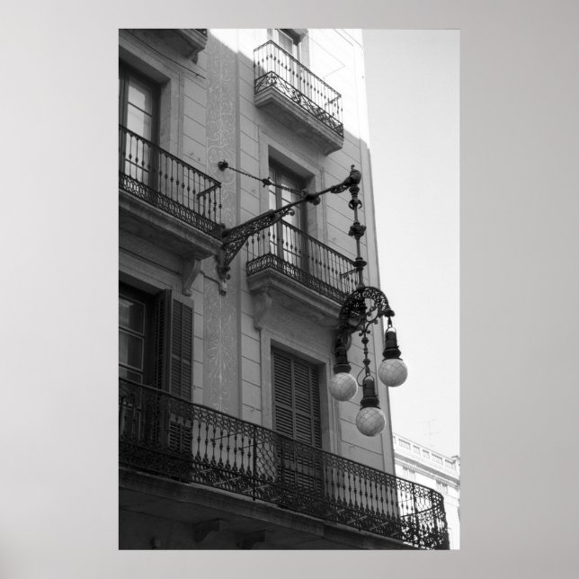 L'Beispielposter Print (Barcelona, Spanien) Poster (Vorne)