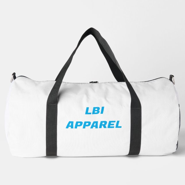 LBI APPAREL TRADEMARKED DUFFLE BEACH BAG (Vorderseite)