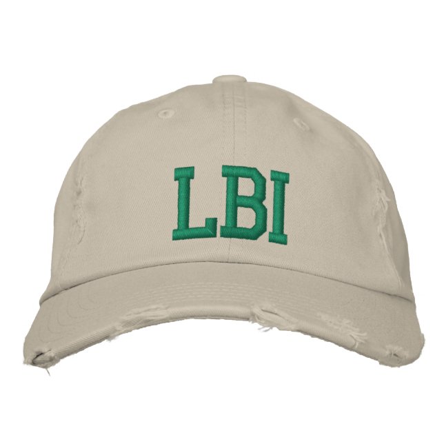 LBI HAT BESTICKTE BASEBALLKAPPE (Vorderseite)