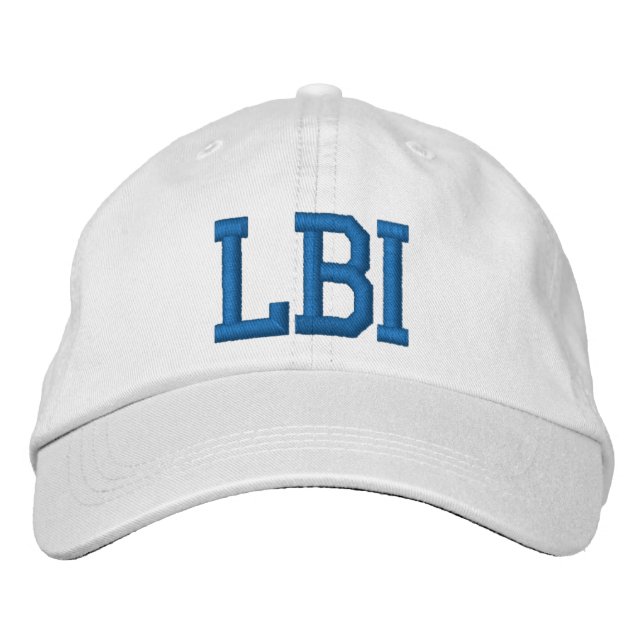 LBI HAT BESTICKTE BASEBALLKAPPE (Vorderseite)