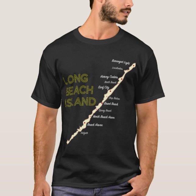 Lbi Nj Long Beach Island New Jersey Nj Beach House T-Shirt (Vorderseite)