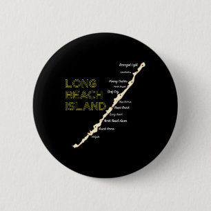 Lbi Nj Long Beach Island New Jersey Nj Strandhaus Button
