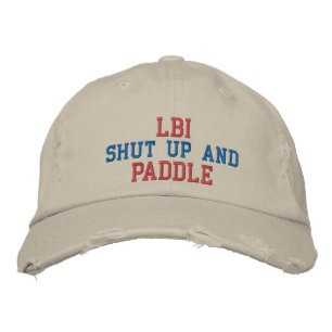 LBI SCHLIESST UND PADDLE HAT BESTICKTE BASEBALLKAPPE