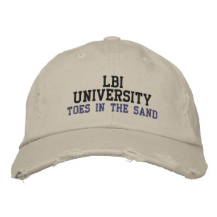LBI UNIVERSITY (REG TRADEMARK) HAT BESTICKTE BASEBALLKAPPE