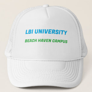 LBI UNIVERSITY TRADEMARKIERTER HAT TRUCKERKAPPE