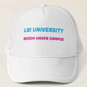 LBI UNIVERSITY TRADEMARKIERTER HAT TRUCKERKAPPE