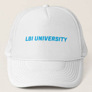 LBI UNIVERSITY TRADEMARKIERTER HAT TRUCKERKAPPE