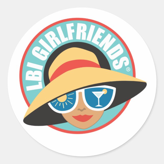 LBIG Round Sticker (Vorderseite)