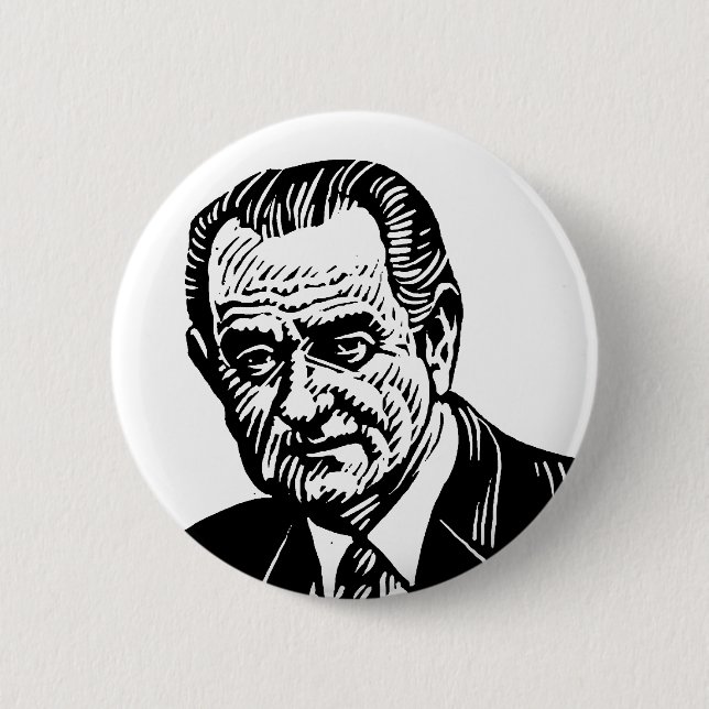 LBJ Knopf Button (Vorderseite)