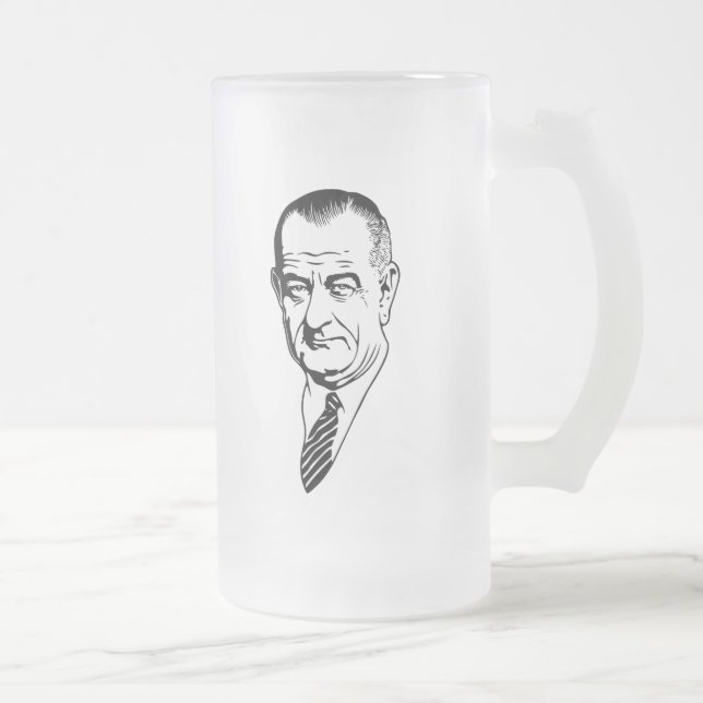LBJ MATTGLAS BIERGLAS (Rechts)