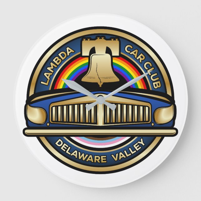 LCCI DelVal Wall Clock Große Wanduhr (Vorderseite)