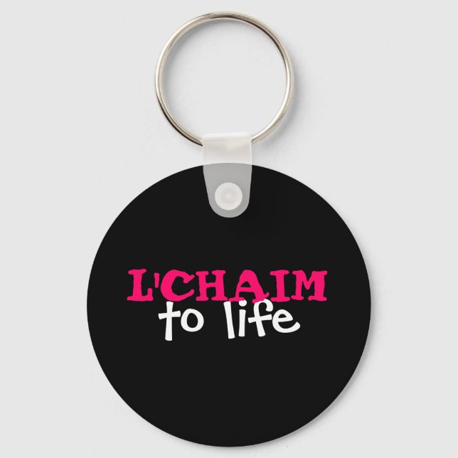 L'CHAIM - Leben Schlüsselanhänger (Vorderseite)