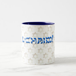 L'Chaim Zweifarbige Tasse