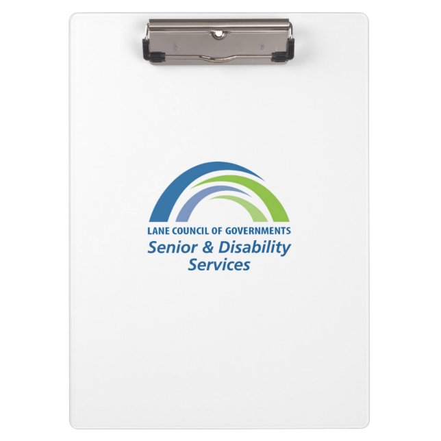 LCOG Senior & Disability Services Planer - Grosser Klemmbrett (Vorderseite)
