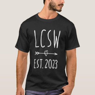 Lcsw Graduation 2023 Clinical Social Worker T-Shirt