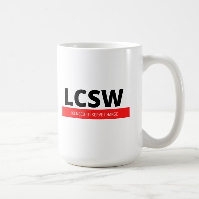 LCSW (rot) Kaffeetasse (Rechts)