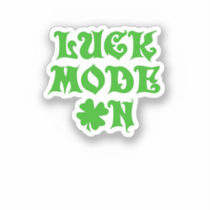 Lcuk-Modus auf dem Aufkleber