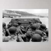 LCVP Landing Craft Annäherung an den Omaha Strand