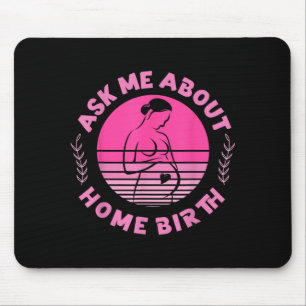 Ld Hebamme und Entbindungskrankenschwester Geburts Mousepad