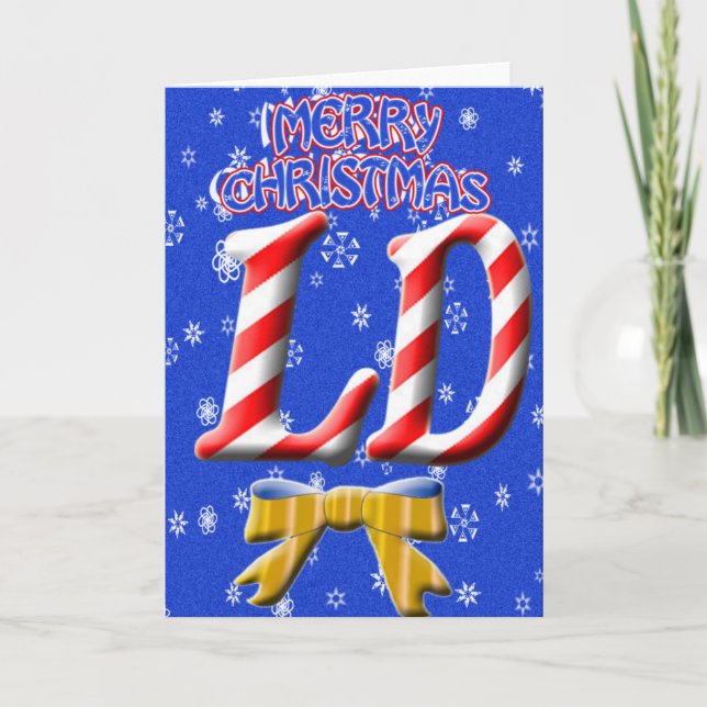 LD MERRY CHRISTMAS - LICENSED DIETITIAN FEIERTAGSKARTE (Vorderseite)