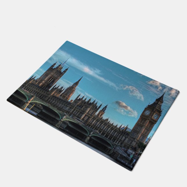 ldof London - WESTMINSTER view - Fußmatte (Schrägansicht)