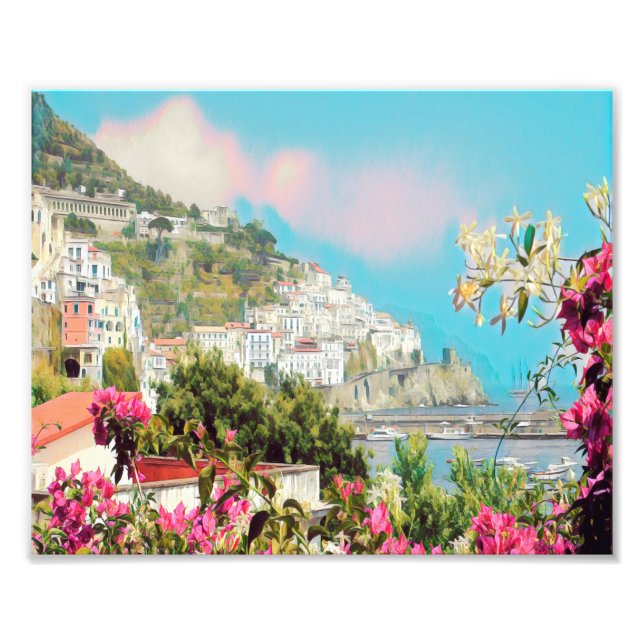 ldp AMALFI - Panorama - Küste von Amalfi - Fotodruck (Vorne)