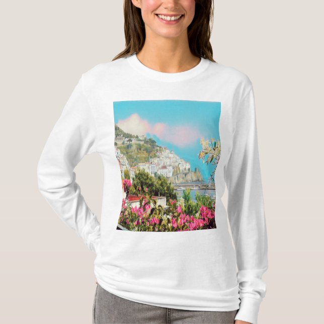 ldp AMALFI - Panorama - Küste von Amalfi - T-Shirt (Vorderseite)