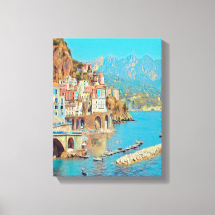 ldp ATRANI.- Amalfi Küste - Leinwanddruck