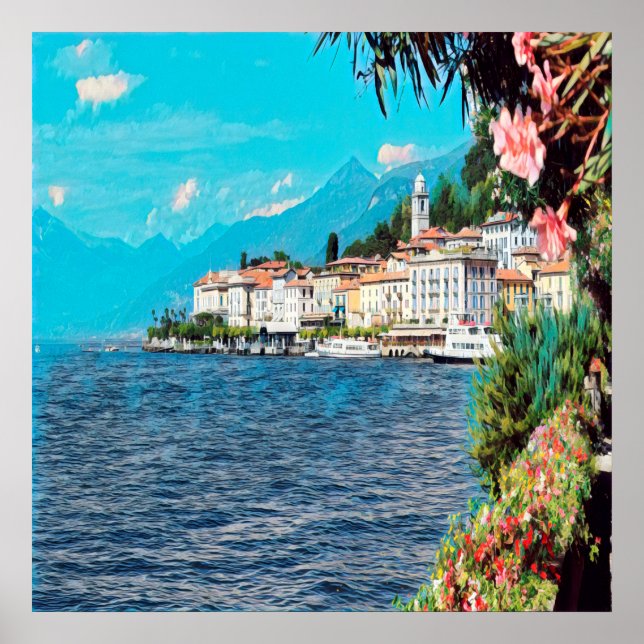ldp BELLAGIO - Comer See - Poster (Vorne)