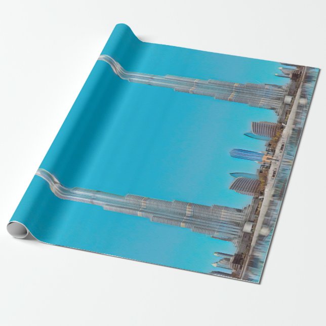 ldp BURJ KHALIFA - Dubai - Geschenkpapier (Ungerollt)