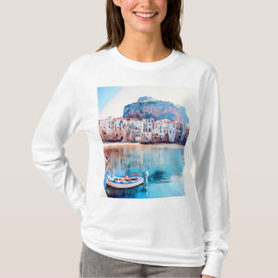 ldp CEFALæ- Sizilien - Strand - Panorama T-Shirt