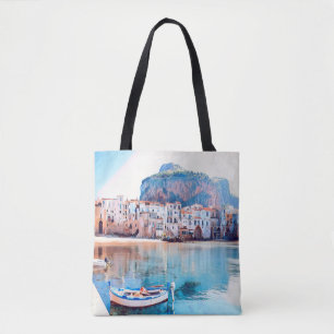 ldp CEFALæ- Sizilien - Strand - Panorama Tasche
