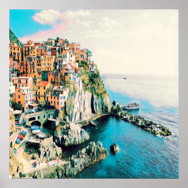 ldp Cinque Terre - Manarola Poster (Vorne)